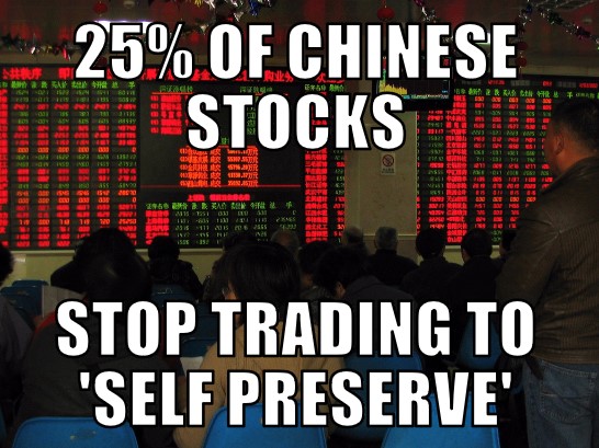 stock stops trading