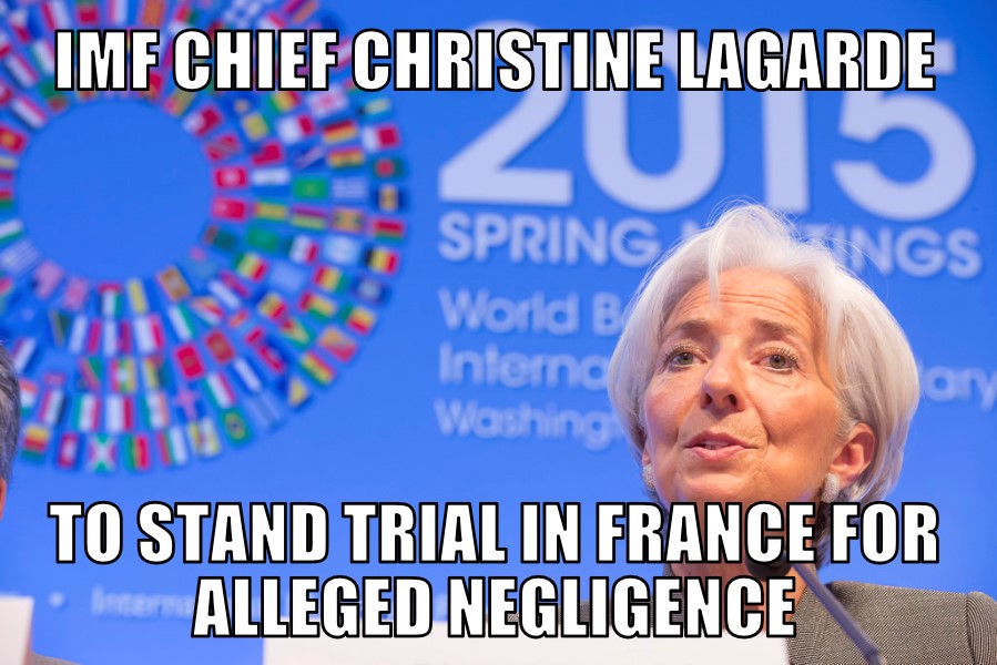 Christine Lagarde to stand trial
