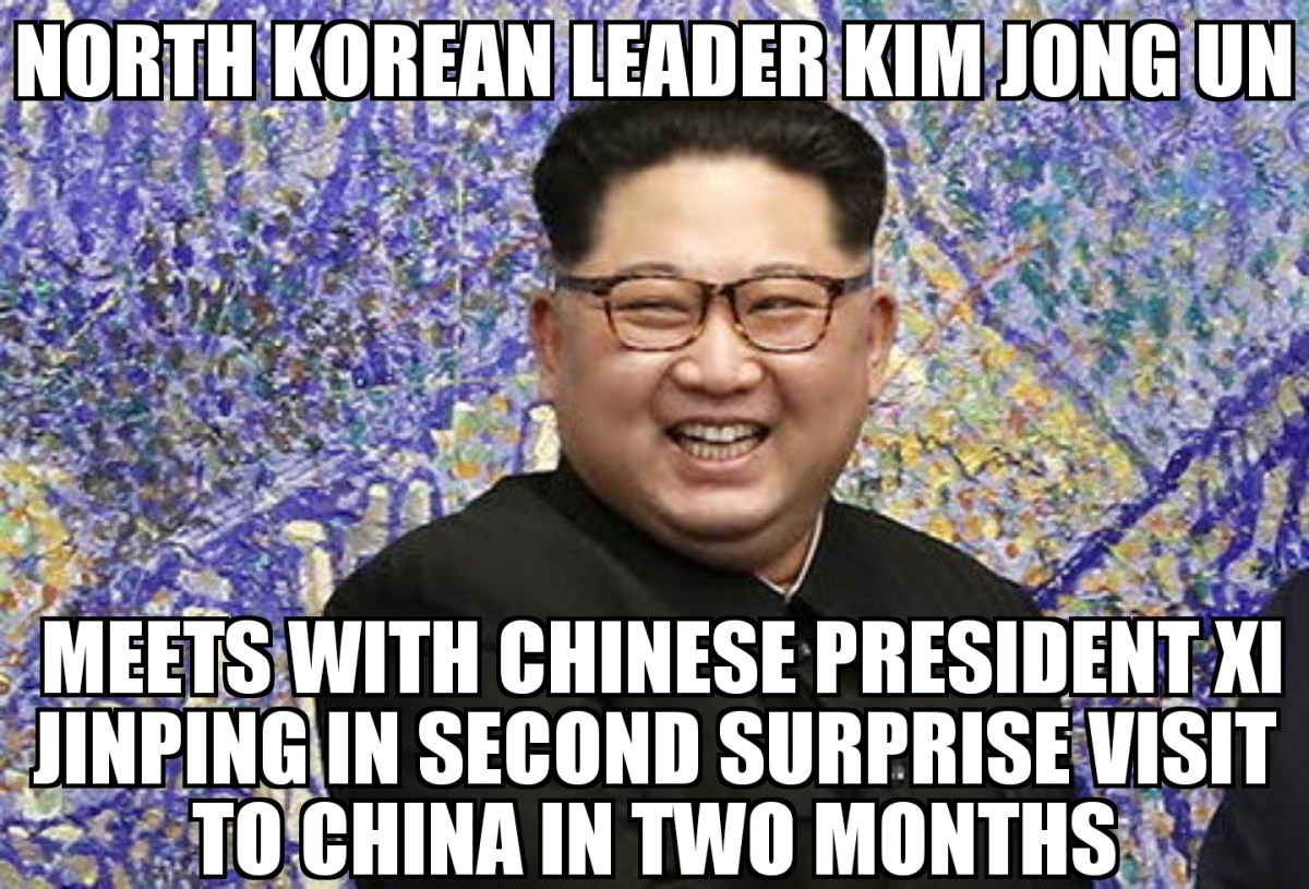 Kim Jong Un Meets With Xi Jinping MEMENEWS