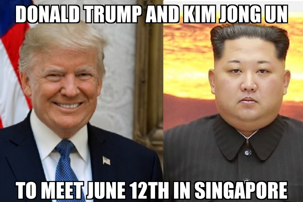 Trump, Kim to meet in Singapore