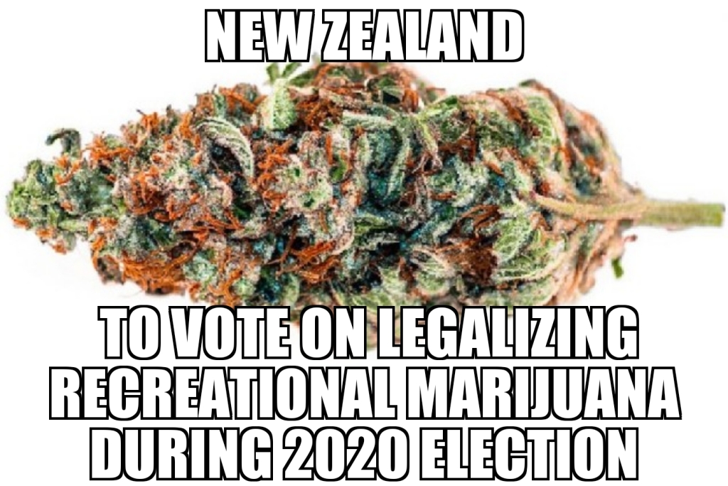 New Zealand to vote on recreational marijuana