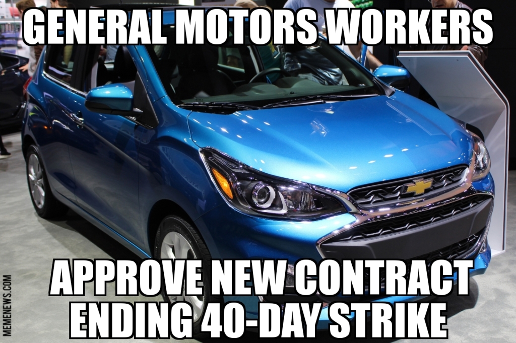 General Motors workers end strike