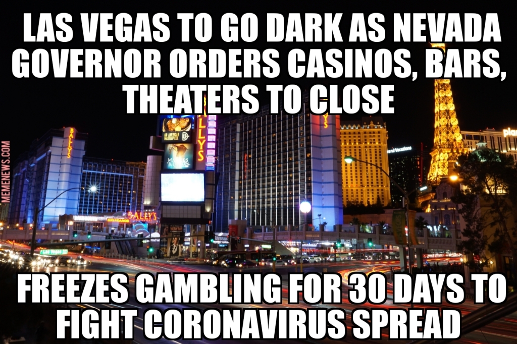 Las Vegas closes casinos over coronavirus