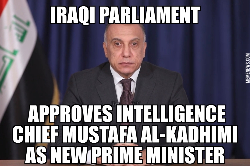 Mustafa Al-Kadhimi approved as new Iraqi Prime Minister
