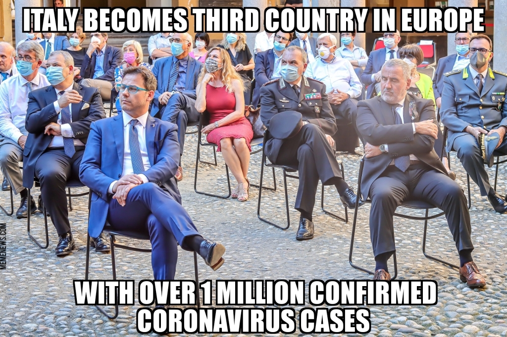Italy coronavirus cases top 1 million