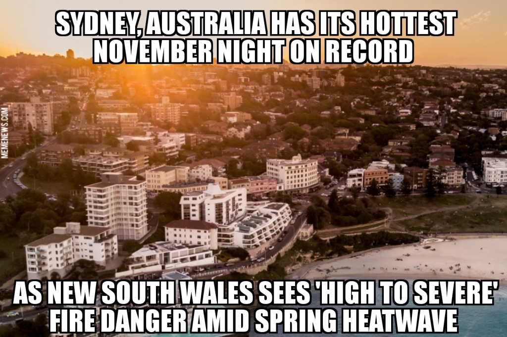Sydney sees record November temps