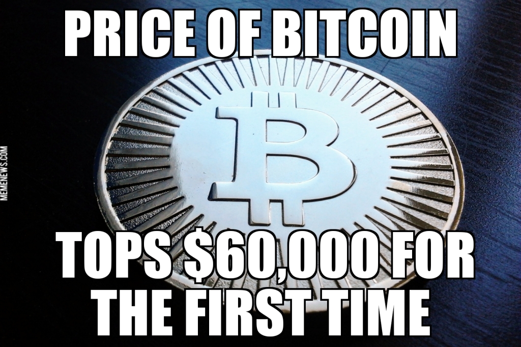 Bitcoin tops $60K