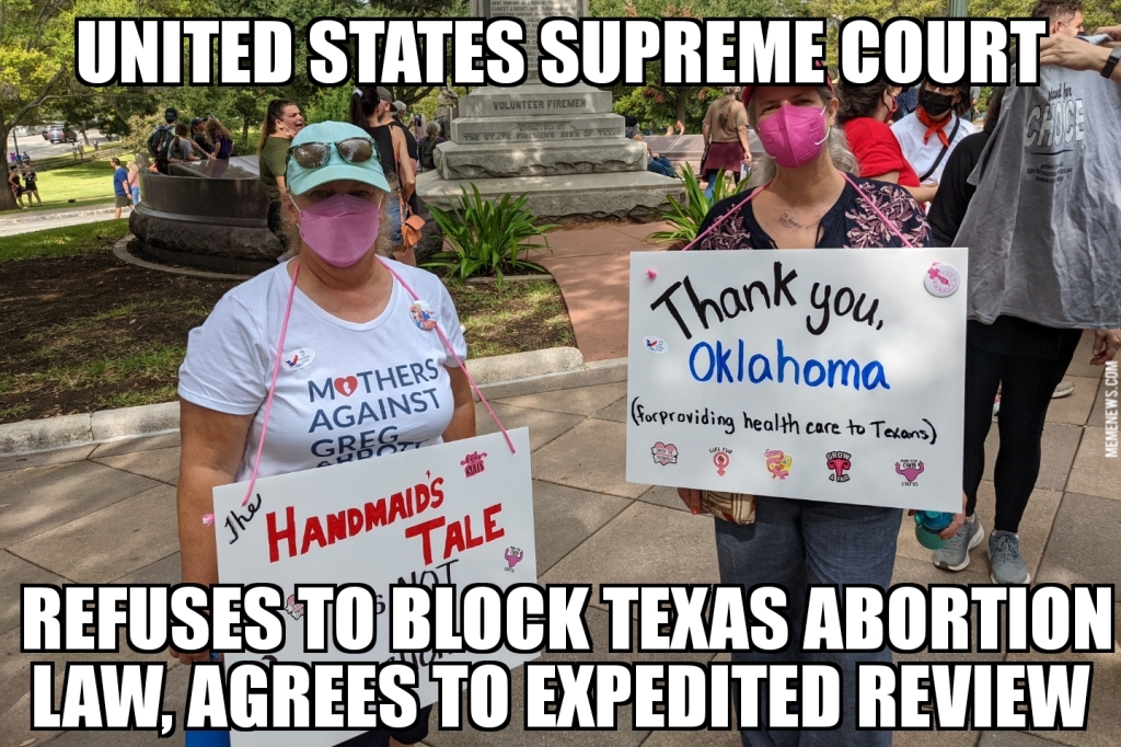Supreme Court won’t block Texas abortion law