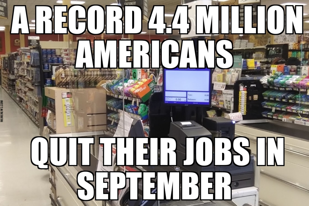 Record number of Americas quit