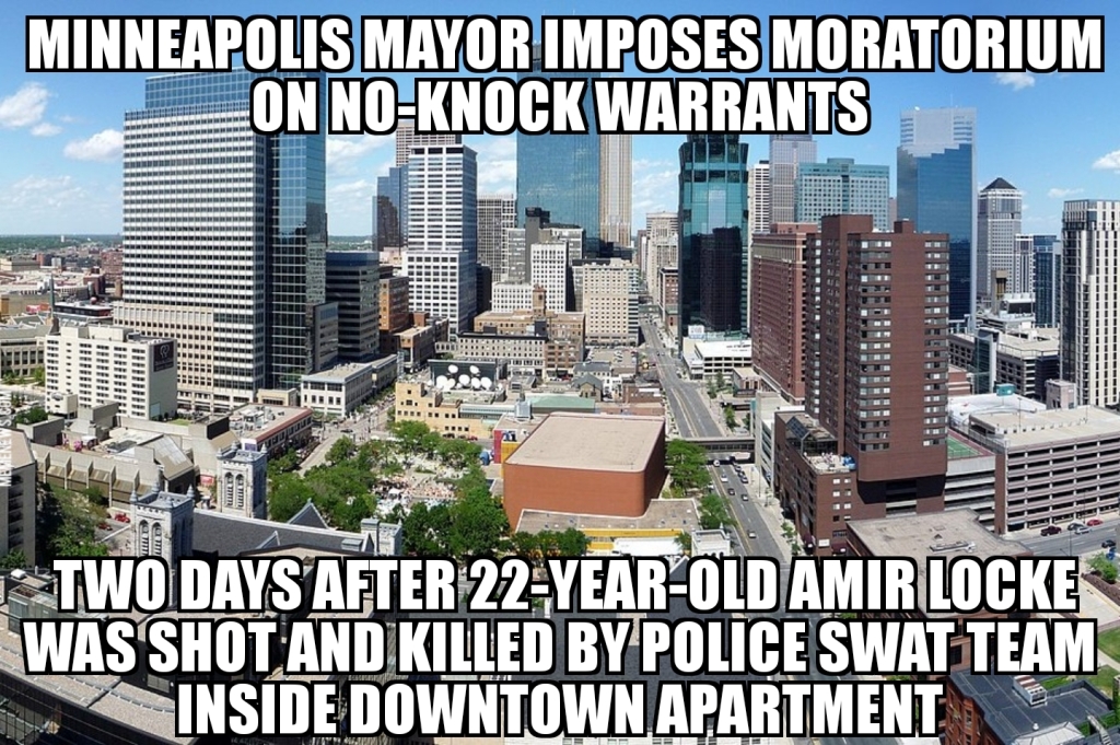 Minneapolis halts no-knock warrants after Amir Locke death