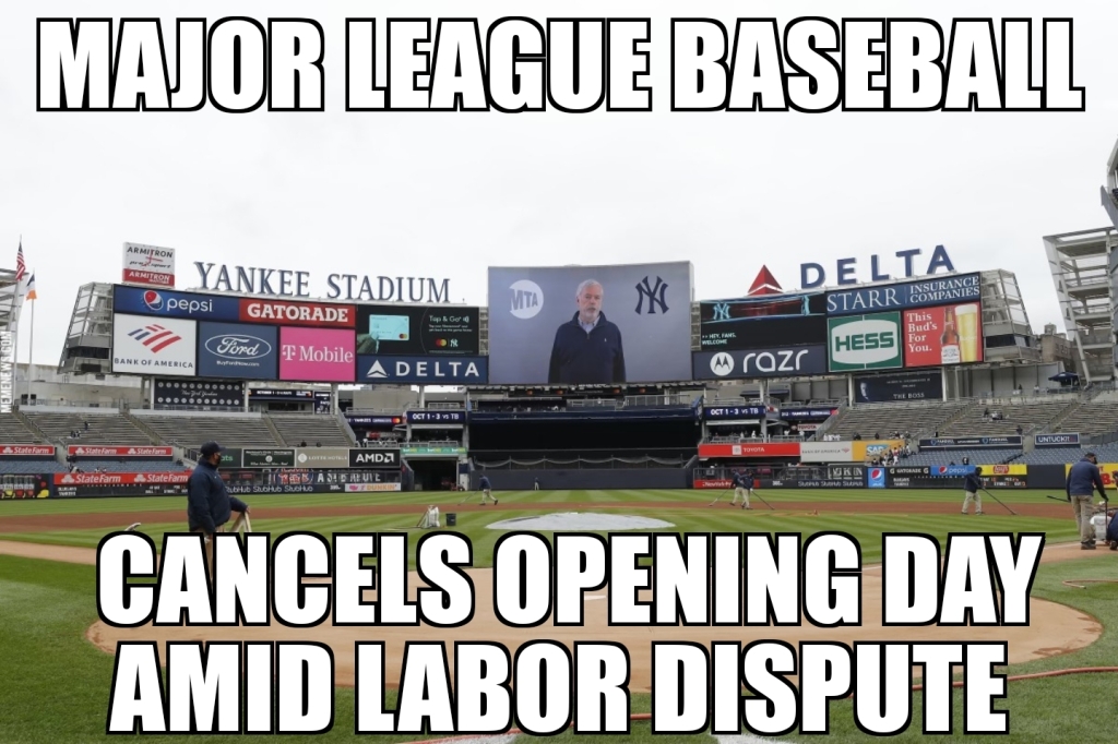 MLB cancels opening day