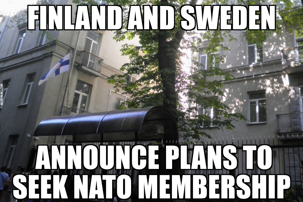 Finland, Sweden plan to join NATO