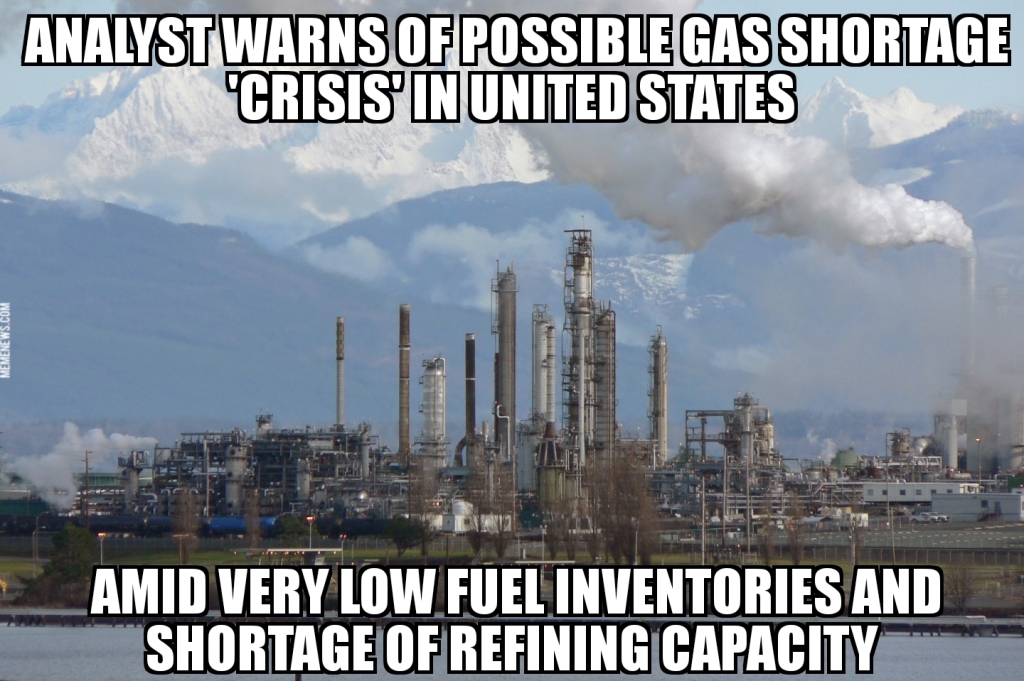 U.S. gas shortage possible