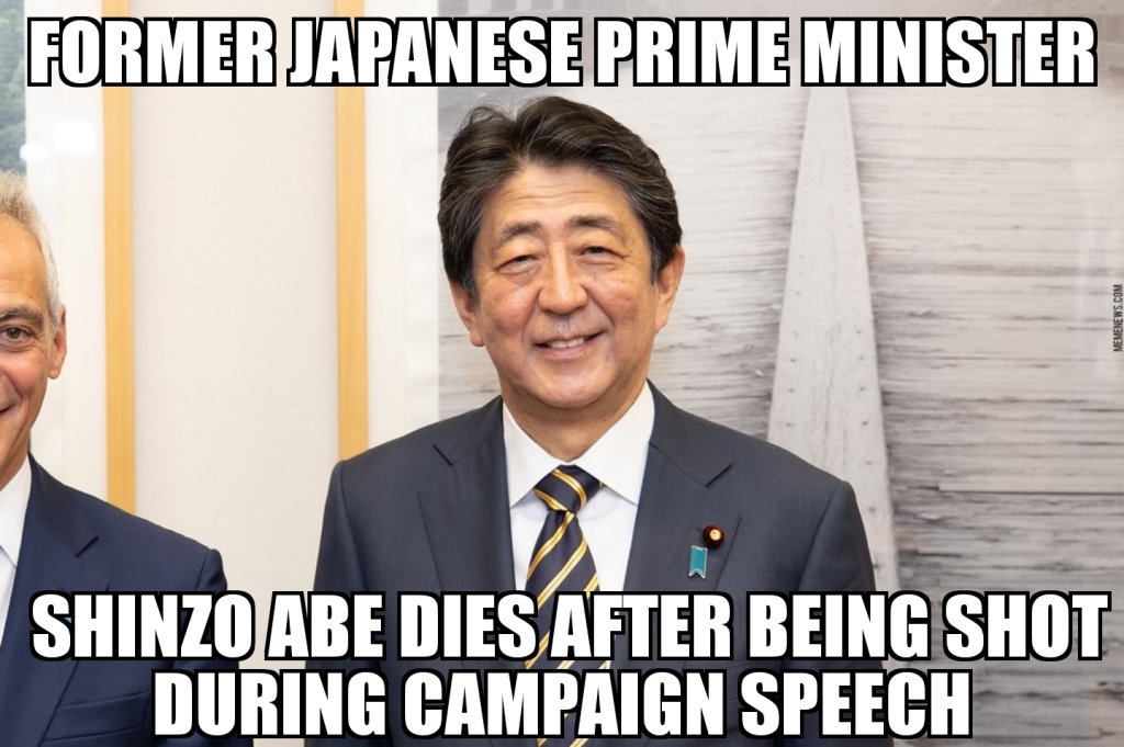Shinzo Abe dies