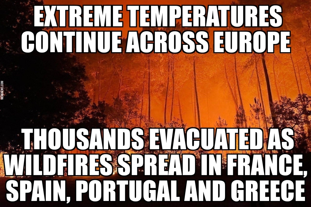 Europe heatwave, wildfires