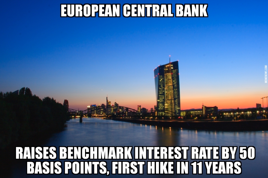 ECB hikes interest rates