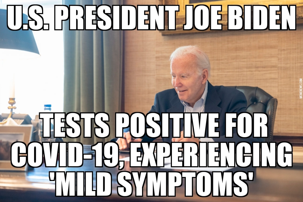 Biden tests positive for covid-19
