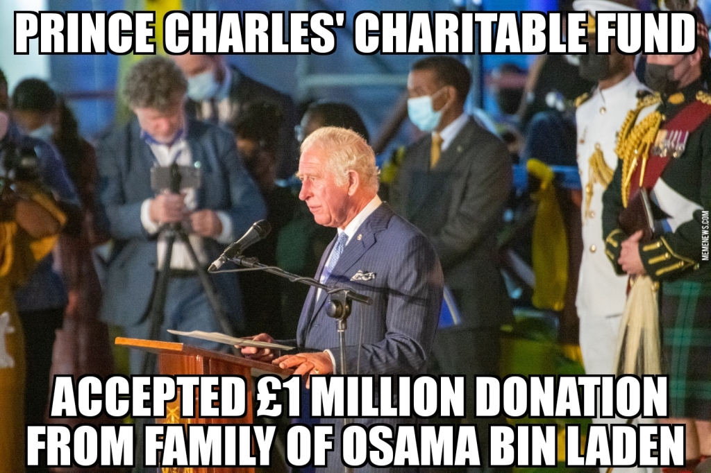 Prince Charles fund got Bin Laden donation