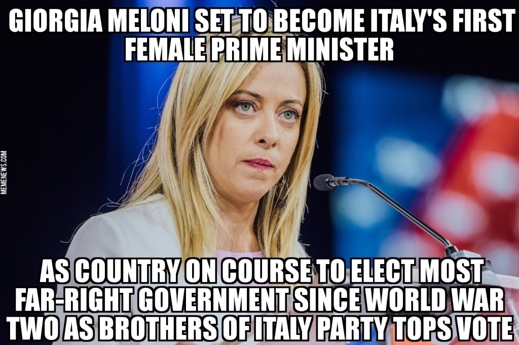 Giorgia Meloni set to be Italy PM