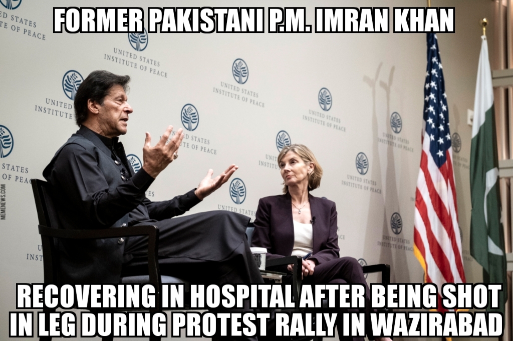 Imran Khan shot